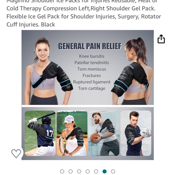 Shoulder ice pack for shoulder - Picture 3 of 8